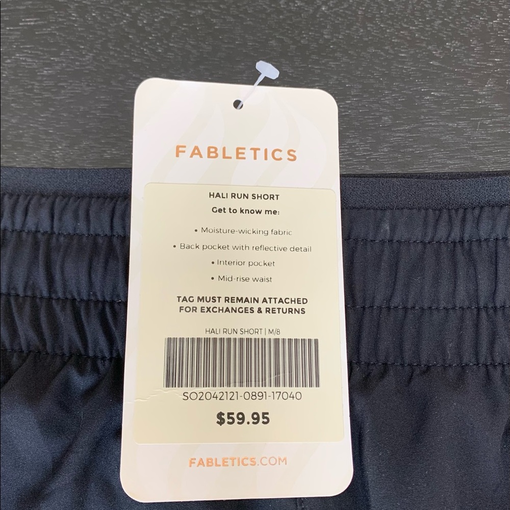 Fabletics running shorts.  2 pair